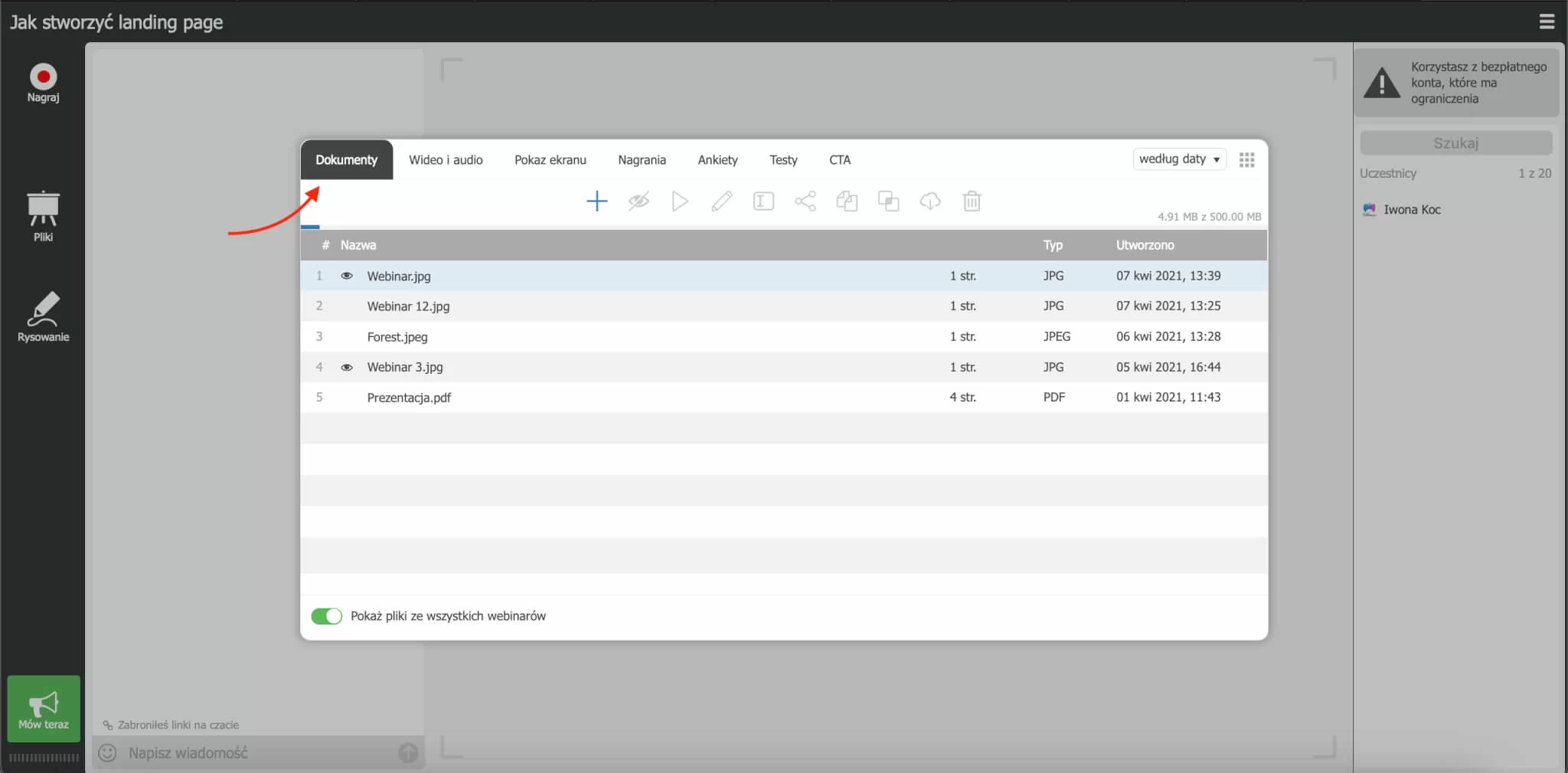 Profesjonalna platforma do tworzenia i prowadzenia webinarów online