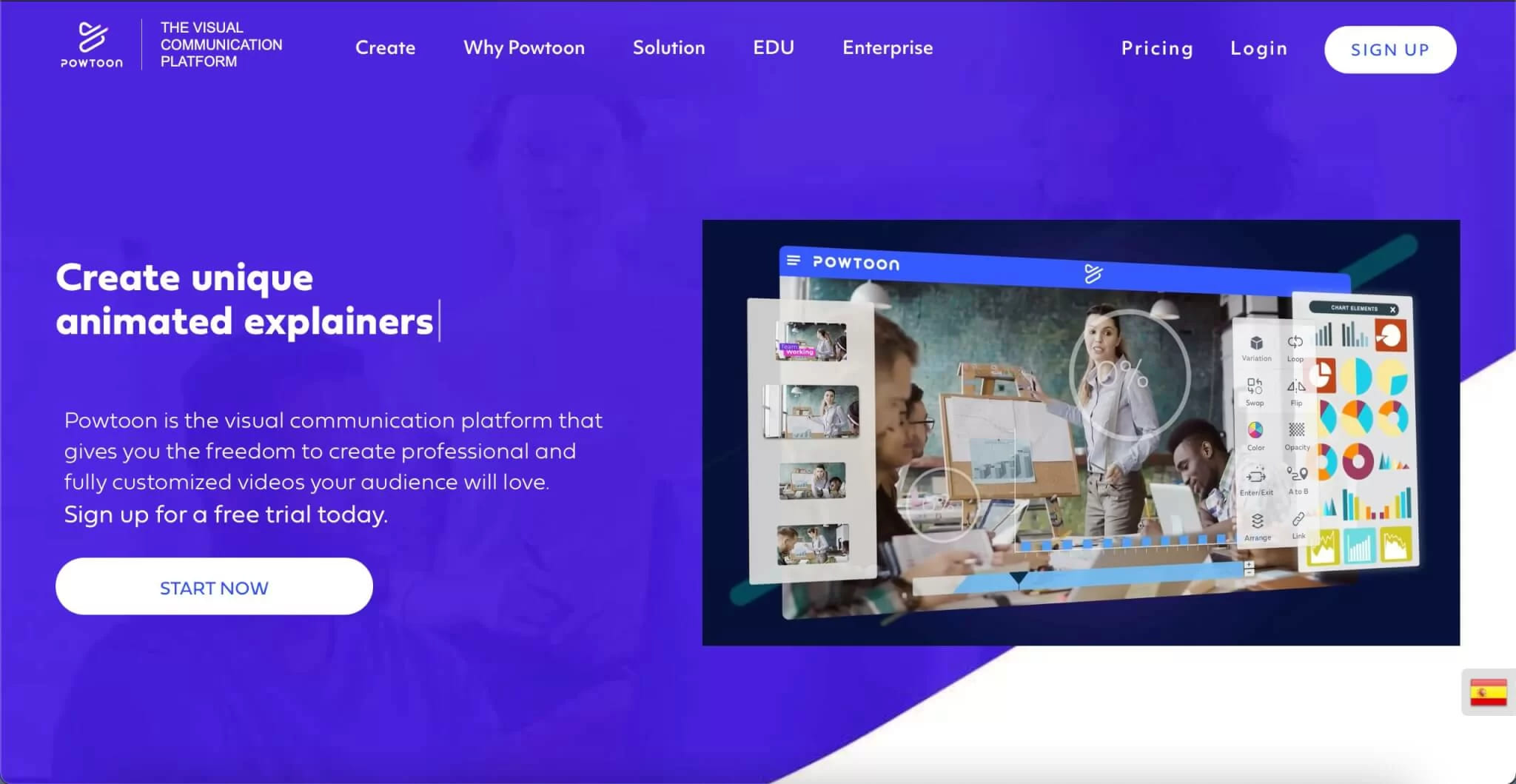 PowToon для анімованих презентацій