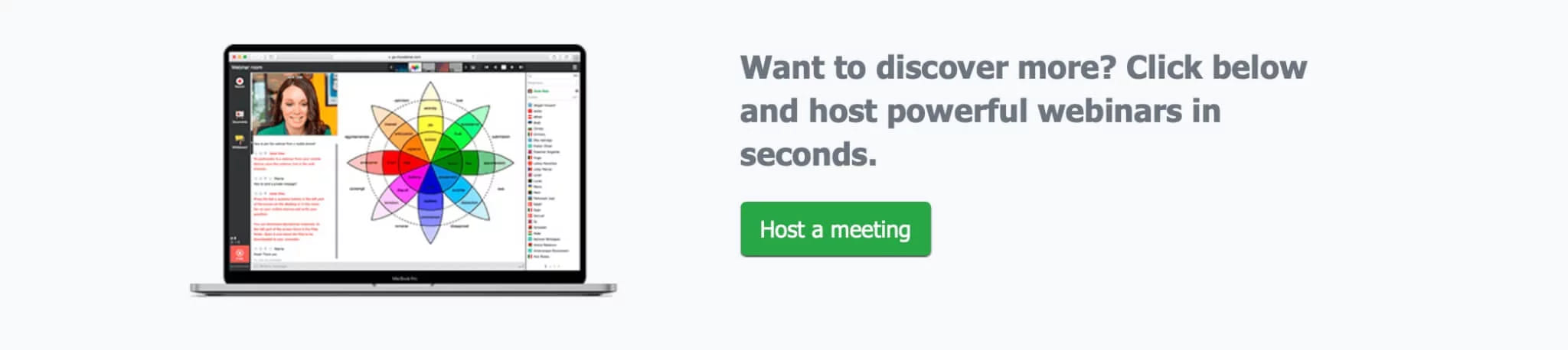 CTA new banner 'Want to discover more?' CTA new banner design.
