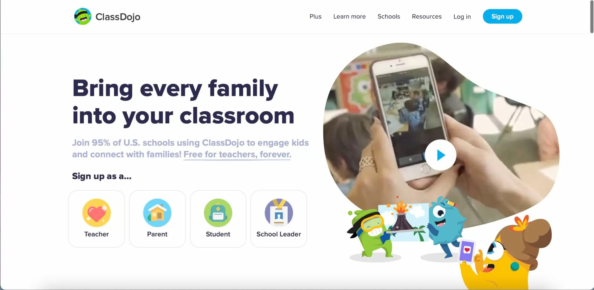 Додаток ClassDojo для управління класом