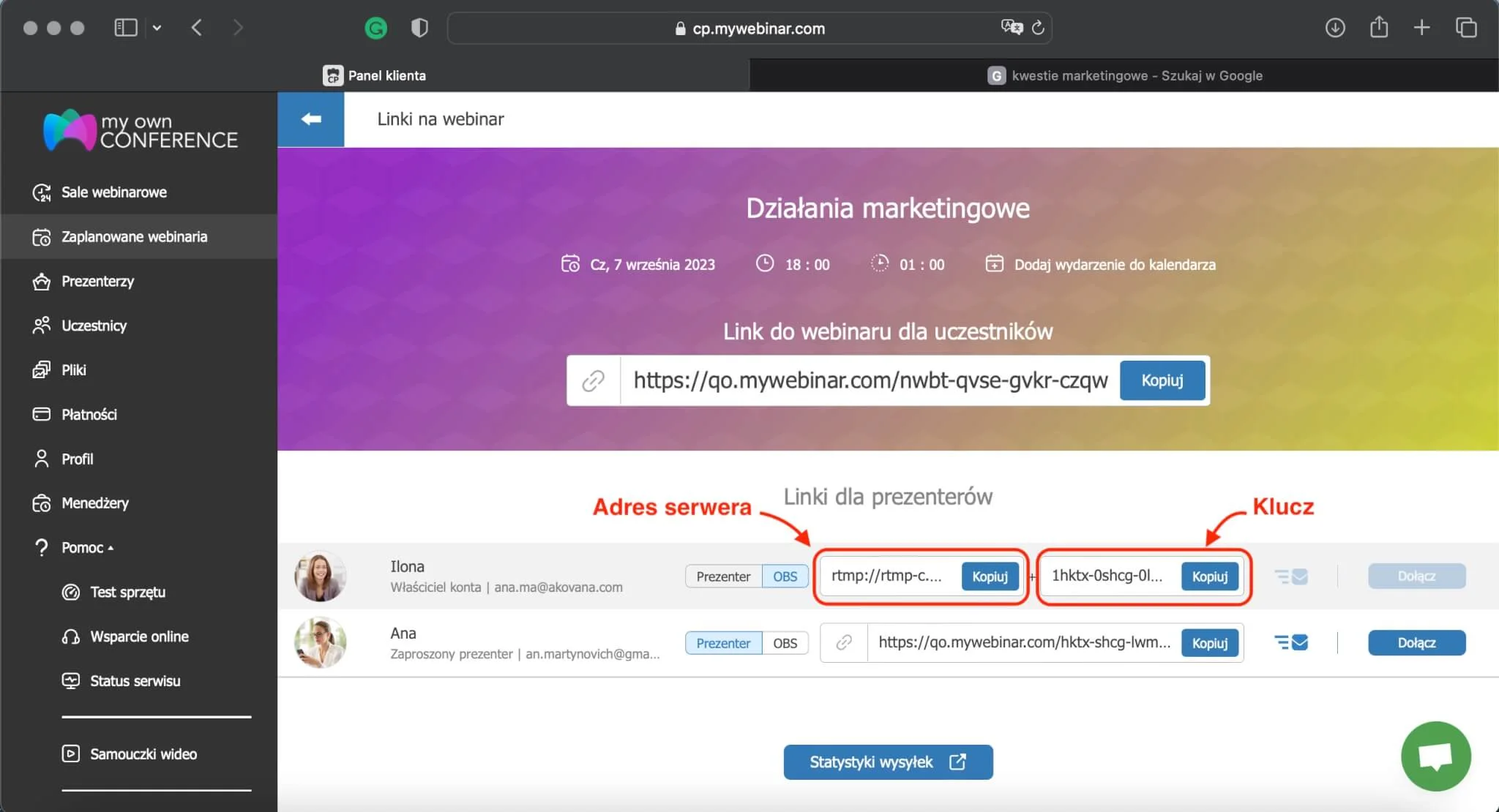 Wskazówki dotyczące dźwięku i mikrofonu podczas webinaru w OBS Studio