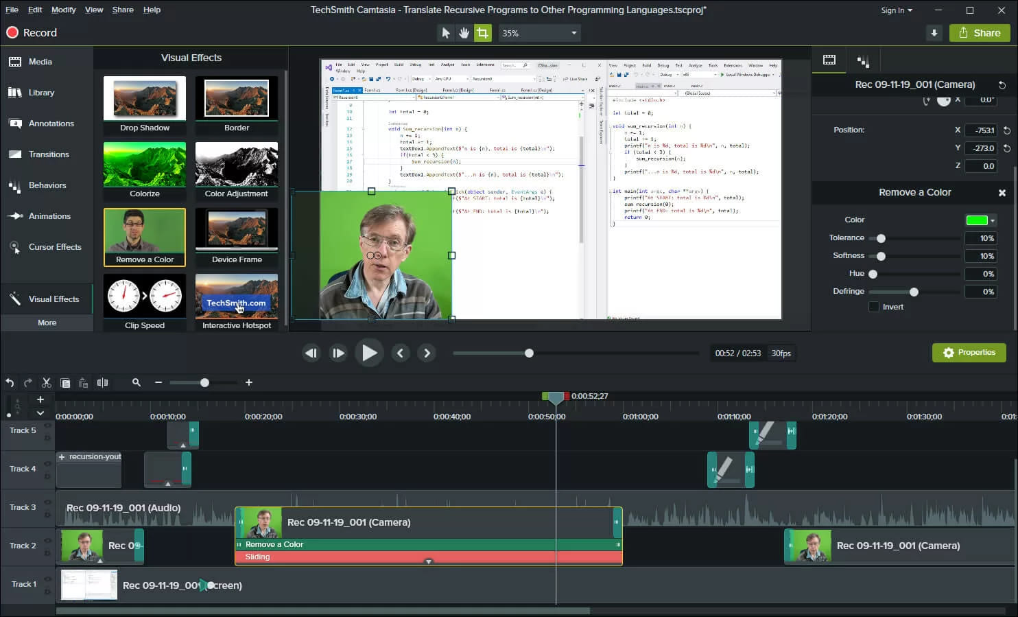 программы для видеоконференций Camtasia