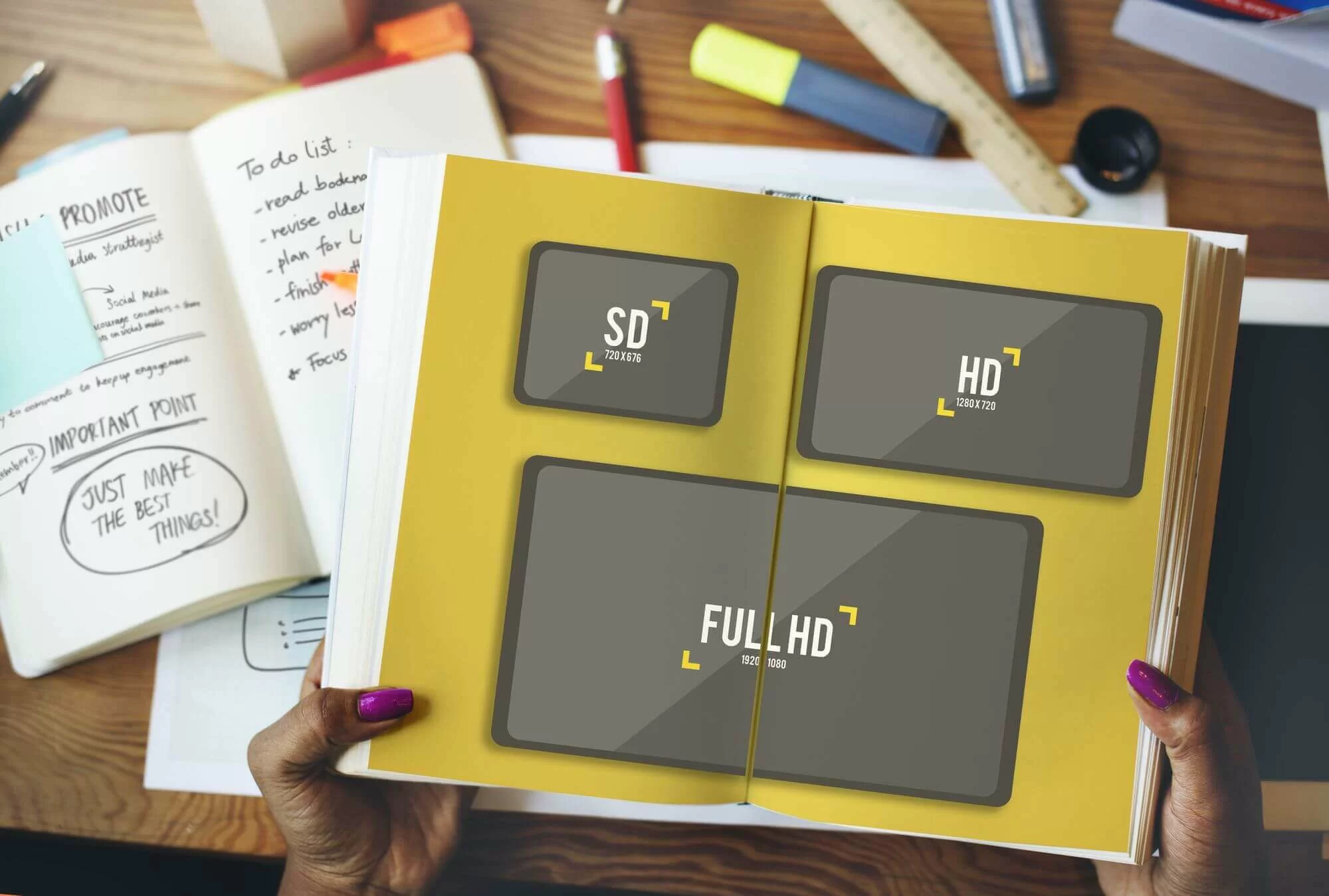 Качество видео HD и Full HD для вебинаров