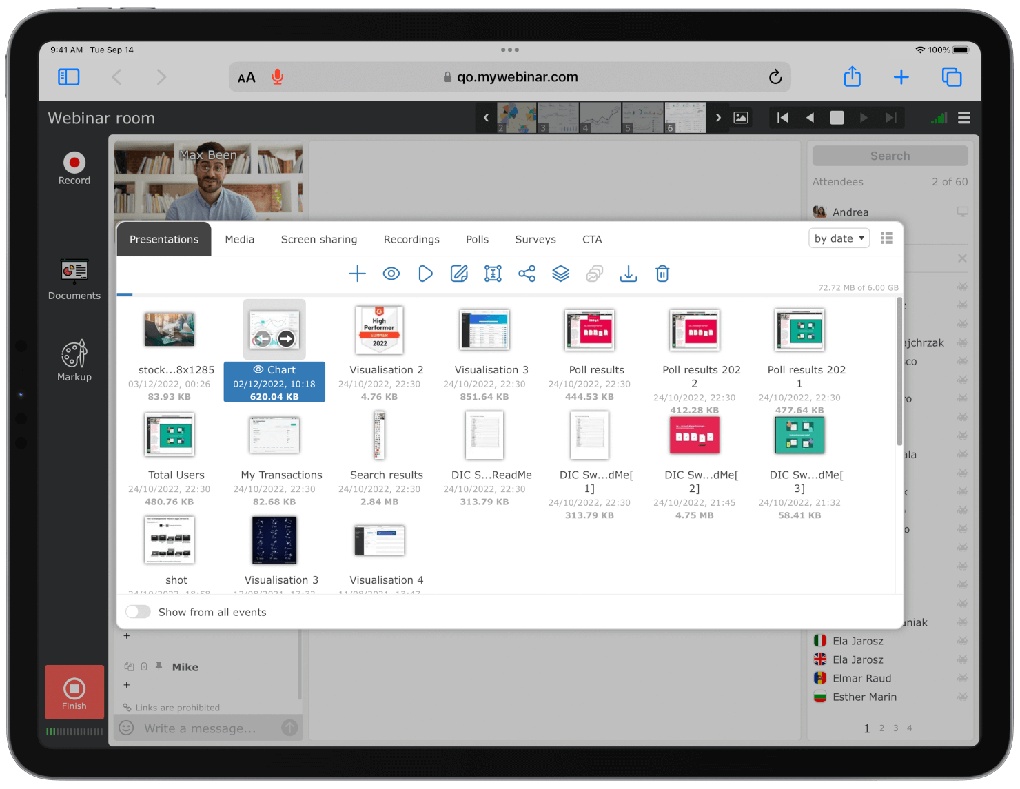 Symbolic roadmap to successful online events