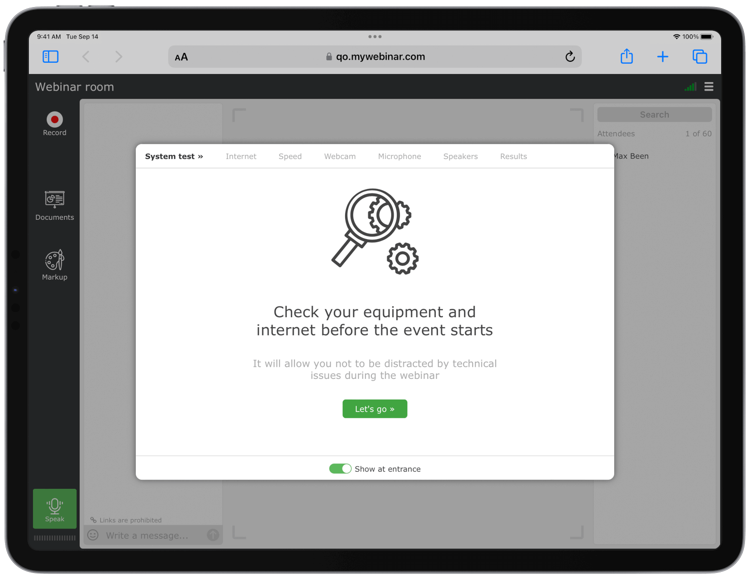 What do you need to hold a successful webinar?