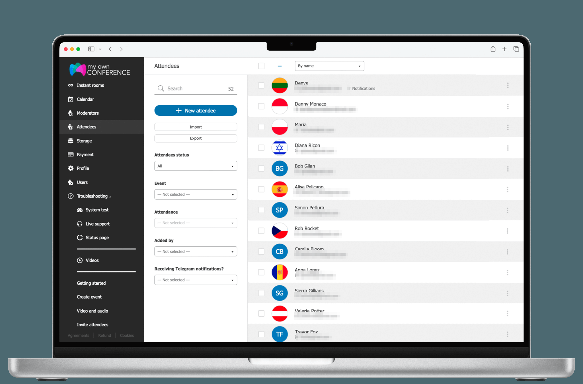 Scheduling event and inviting attendees
