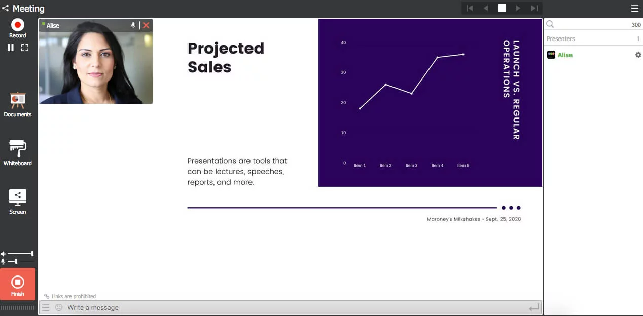 Audience engagement during a live webinar