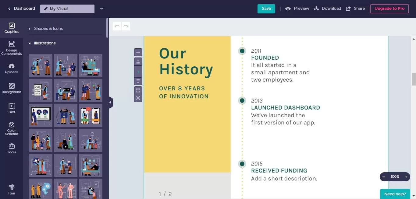 Piktochart в видео конференциях