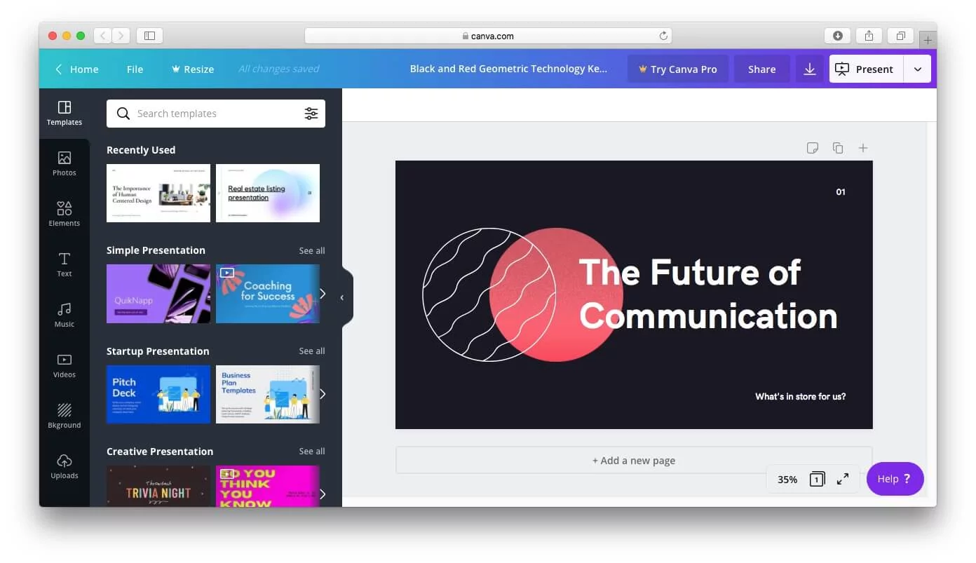 Creative minds discussing online presentation strategies