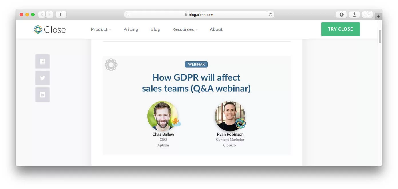 QA webinar