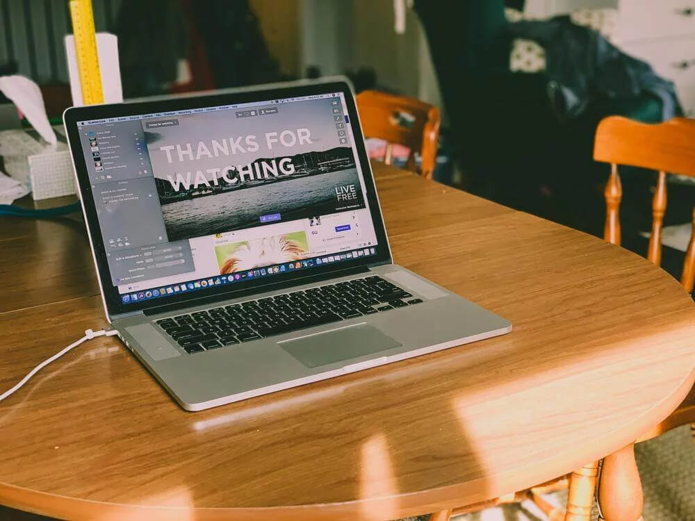People transforming a webinar presentation into blog articles, short videos, and social media content