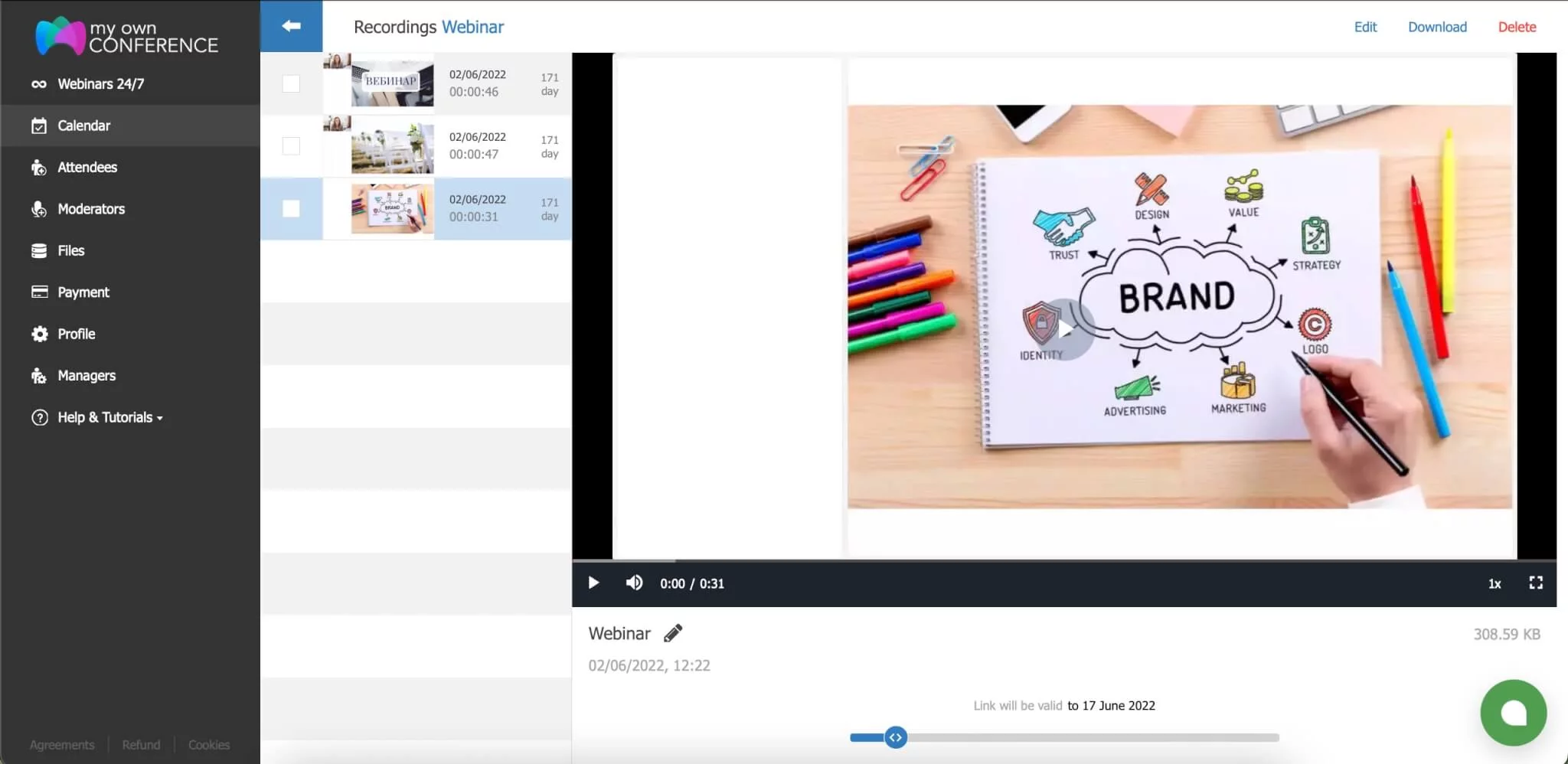 How to combine multiple webinar recordings?