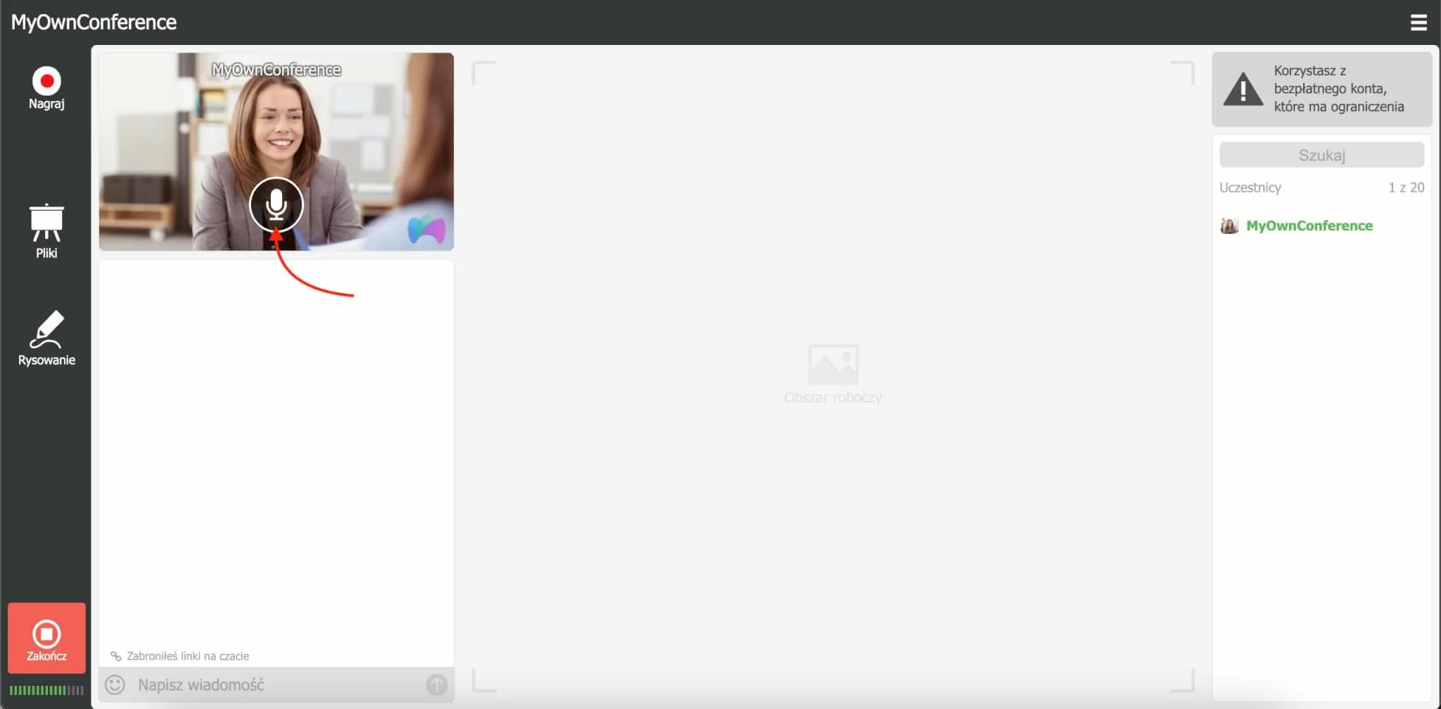 Praktyczne porady dotyczące mikrofonu i otoczenia podczas prezentacji internetowej