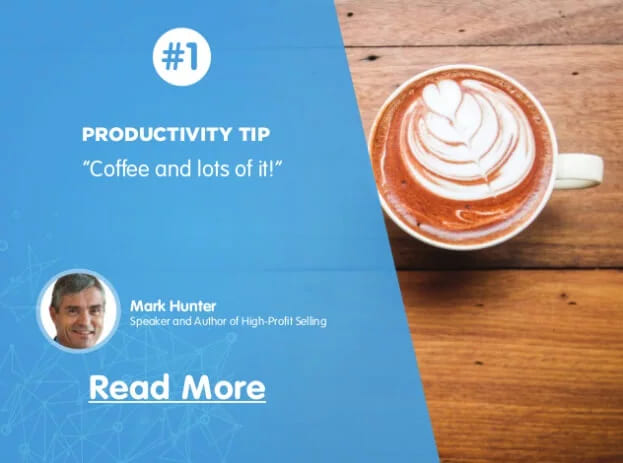 A slide mixing two font sizes to separate the key point from the rest