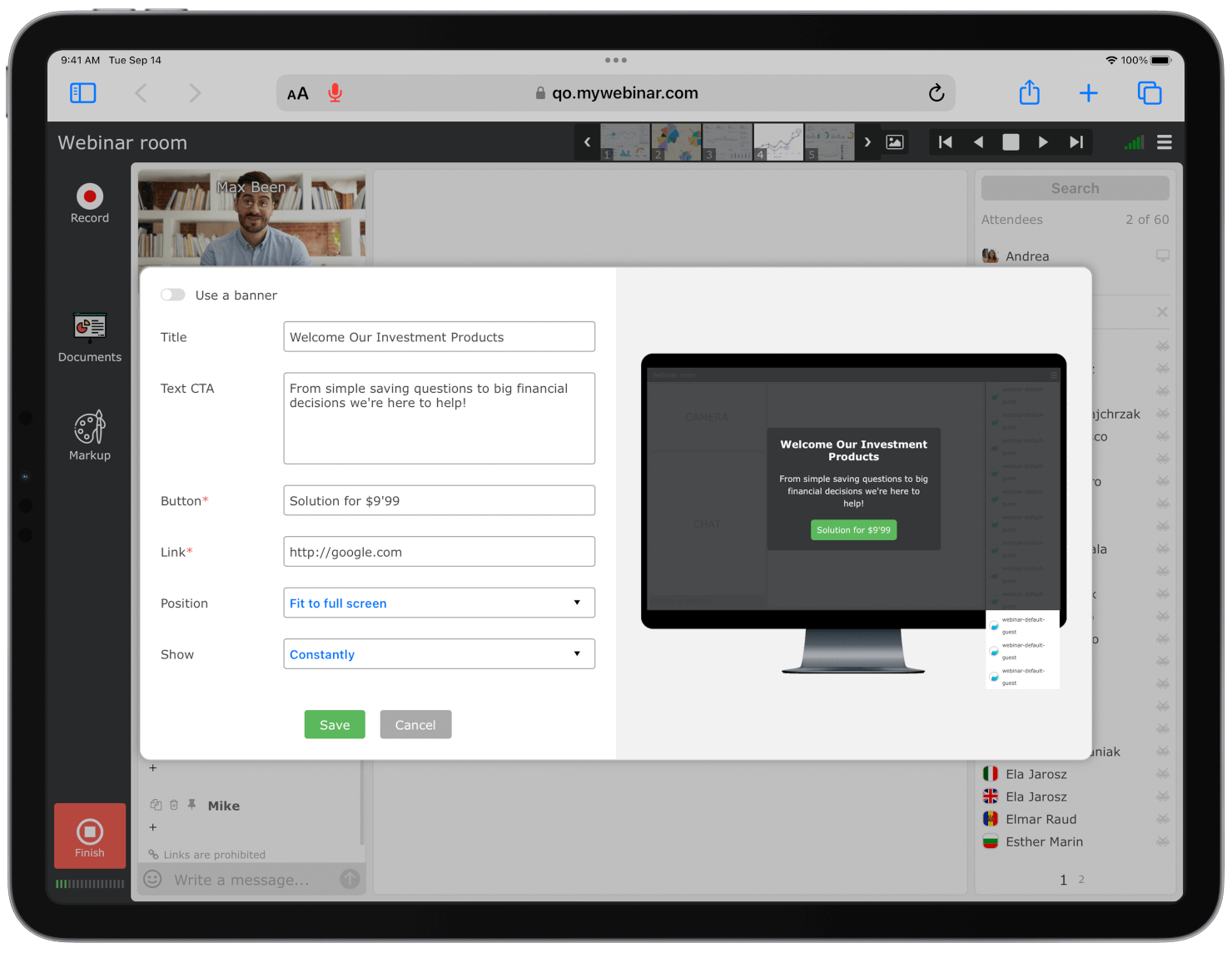 Кнопки продаж или CTA