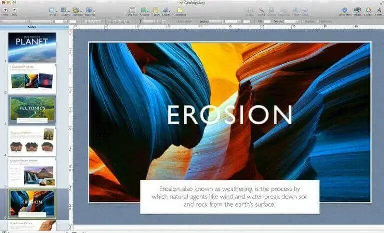 Keynote для створення презентацій