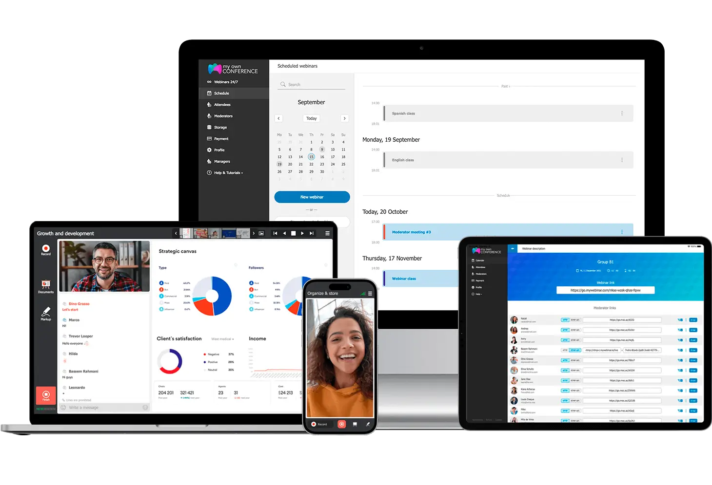 Find a reliable webinar platform that has the required features
