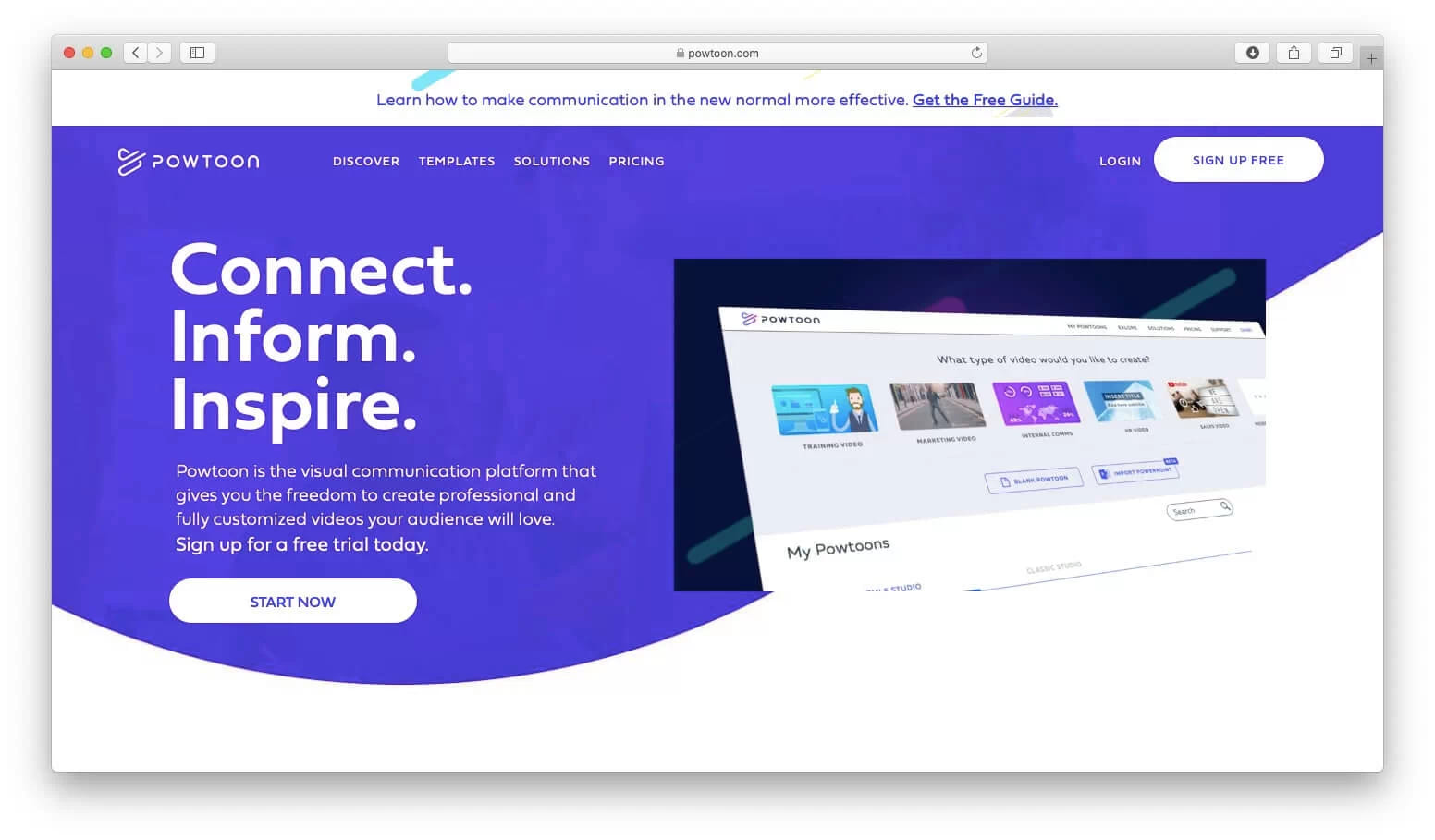 Сервис PowToon для создания анимированных презентаций