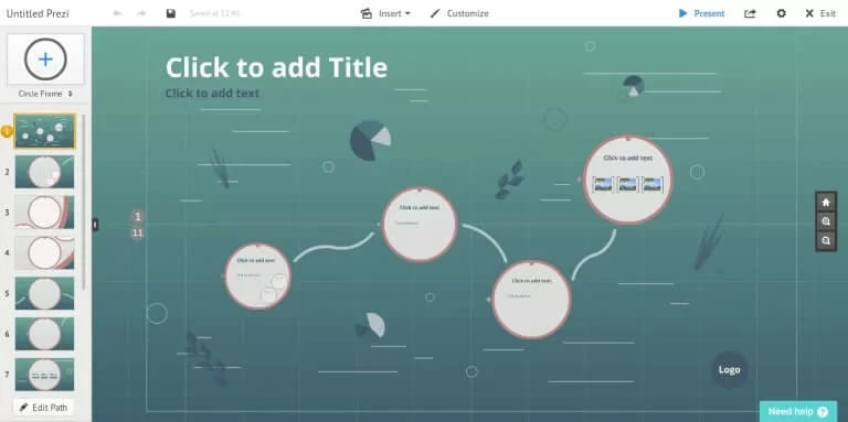 Prezi для создания презентации