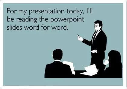 If you wanted to read, you’d have sent an email.