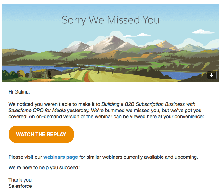 A CRM dashboard where the webinar leads land after the follow-up campaign