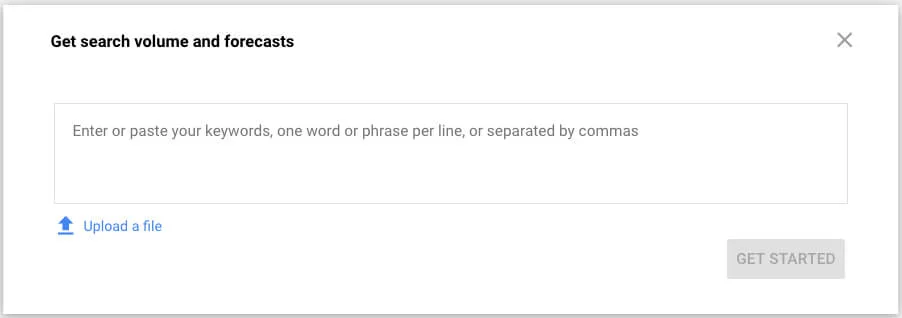 Graph showing keyword search volume trends to help choose effective webinar topics