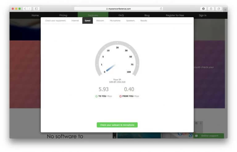 Качество интернета