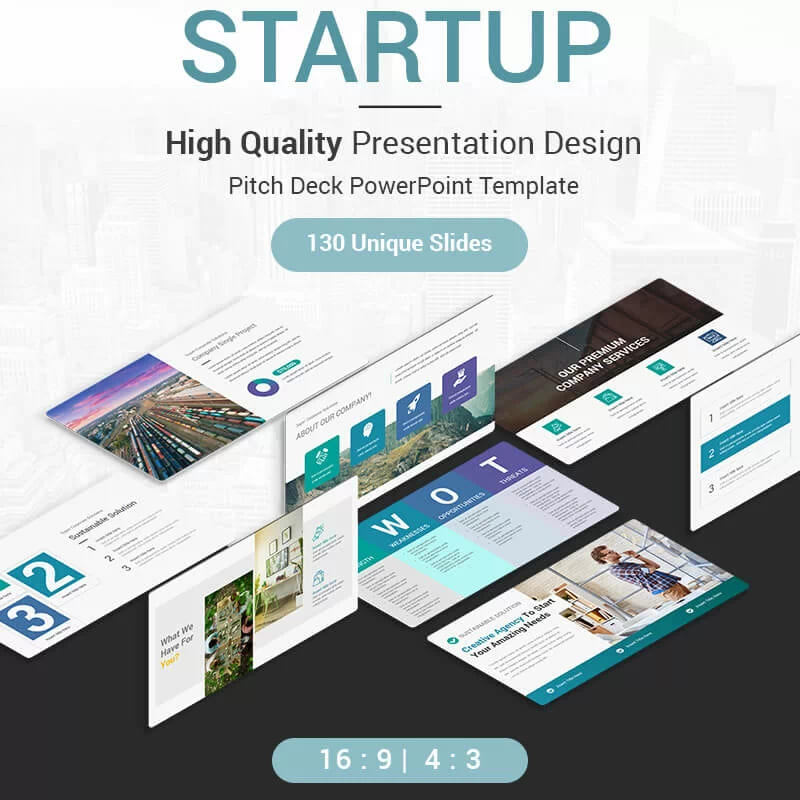 Шаблон Startup для презентаций стартапов