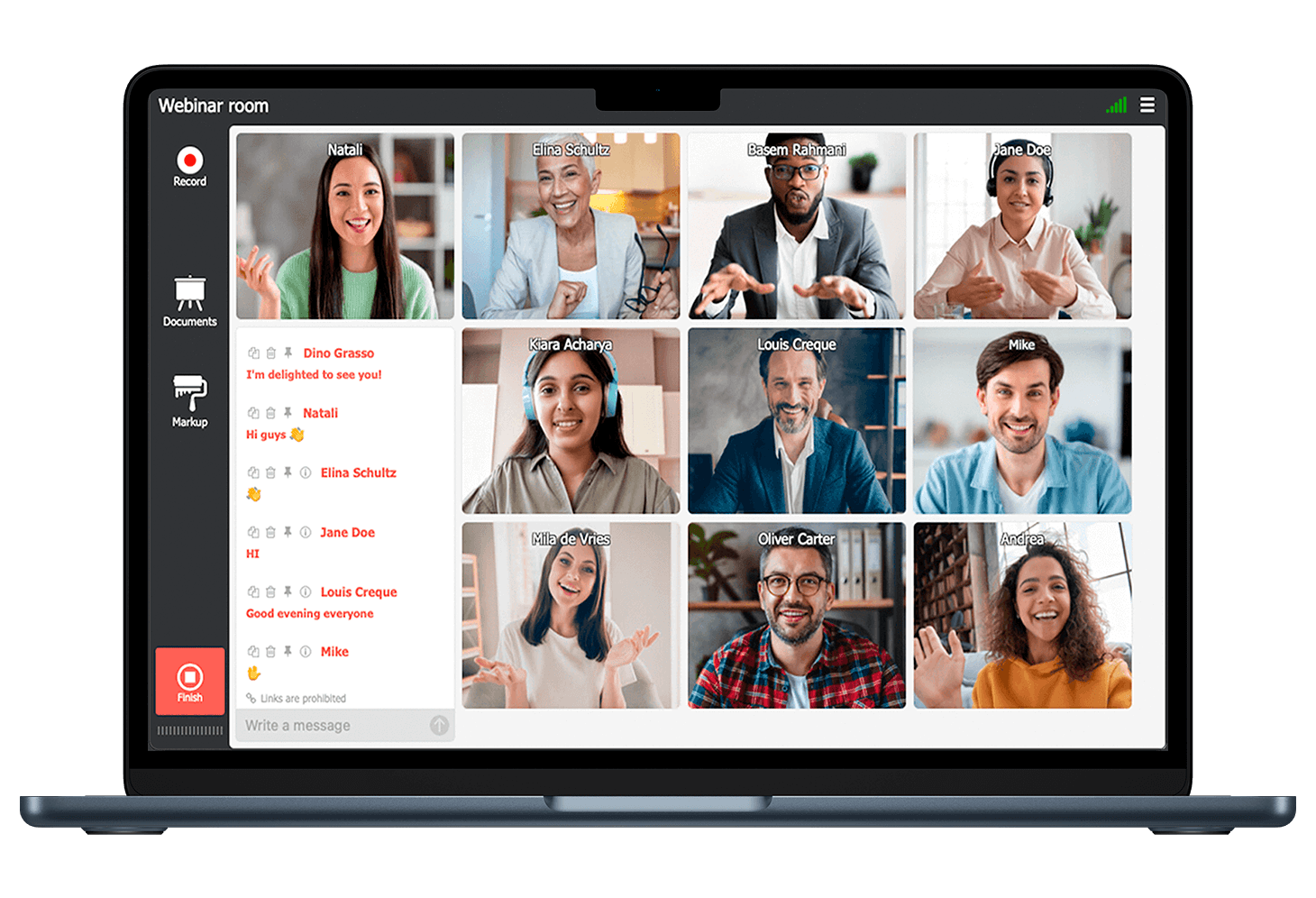 Decide on the format and speakers for your webinar