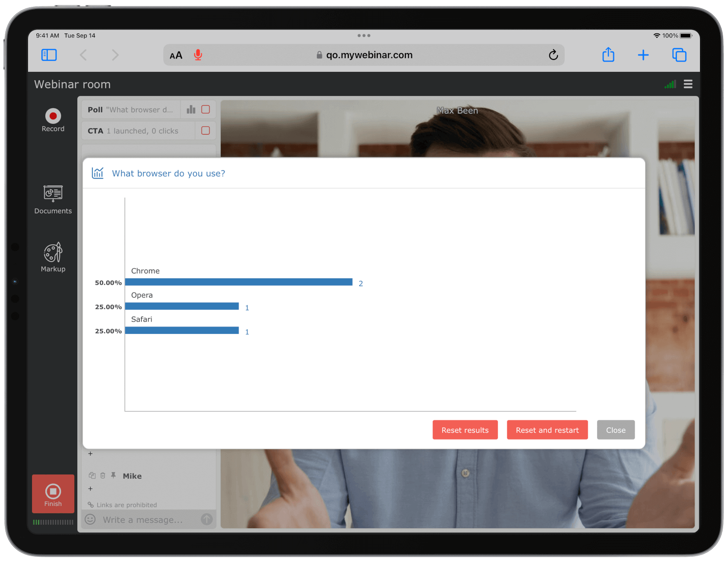 Organize a good poll or survey