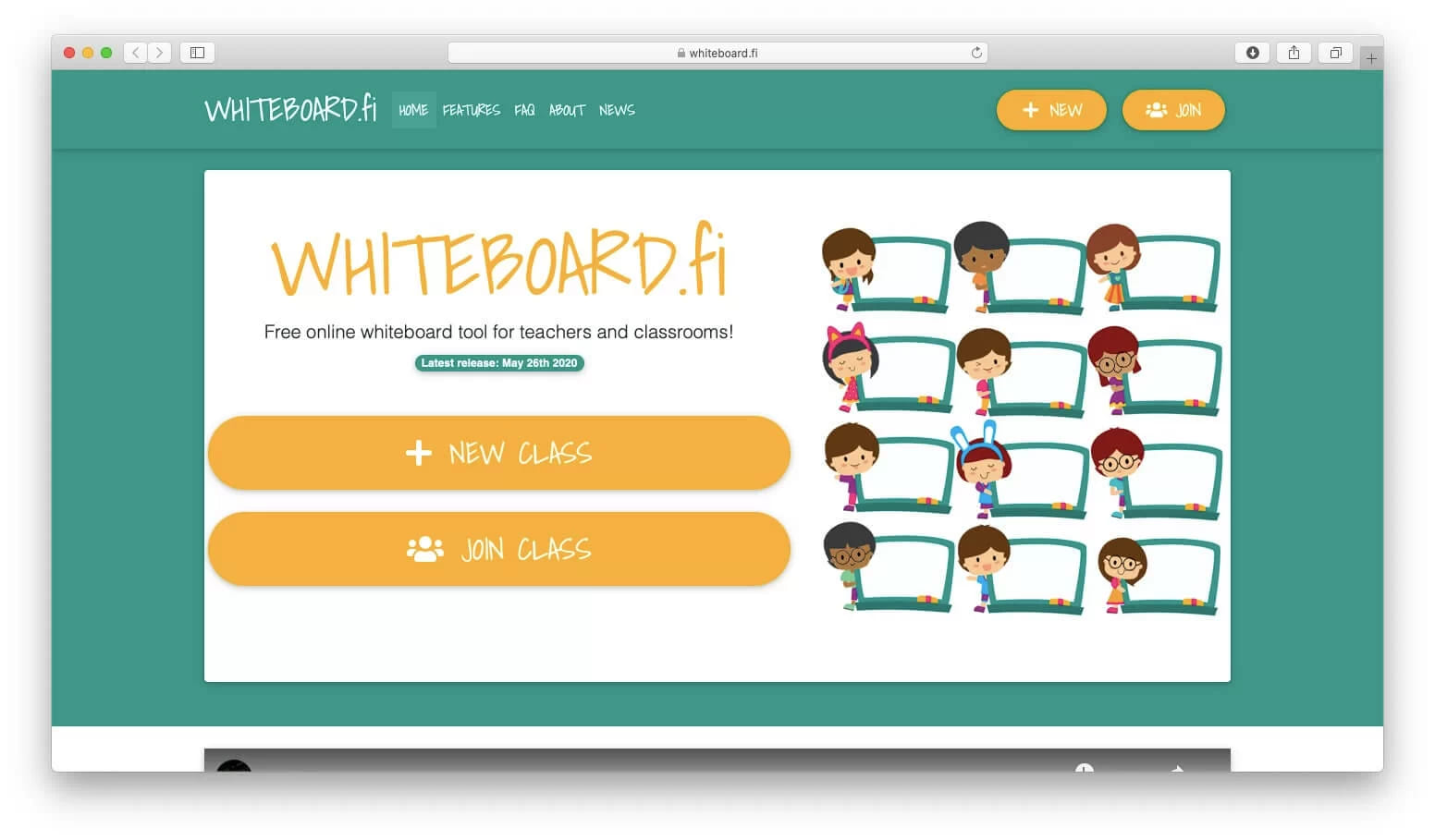 Интерактивная доска Whiteboard.fi для совместной работы