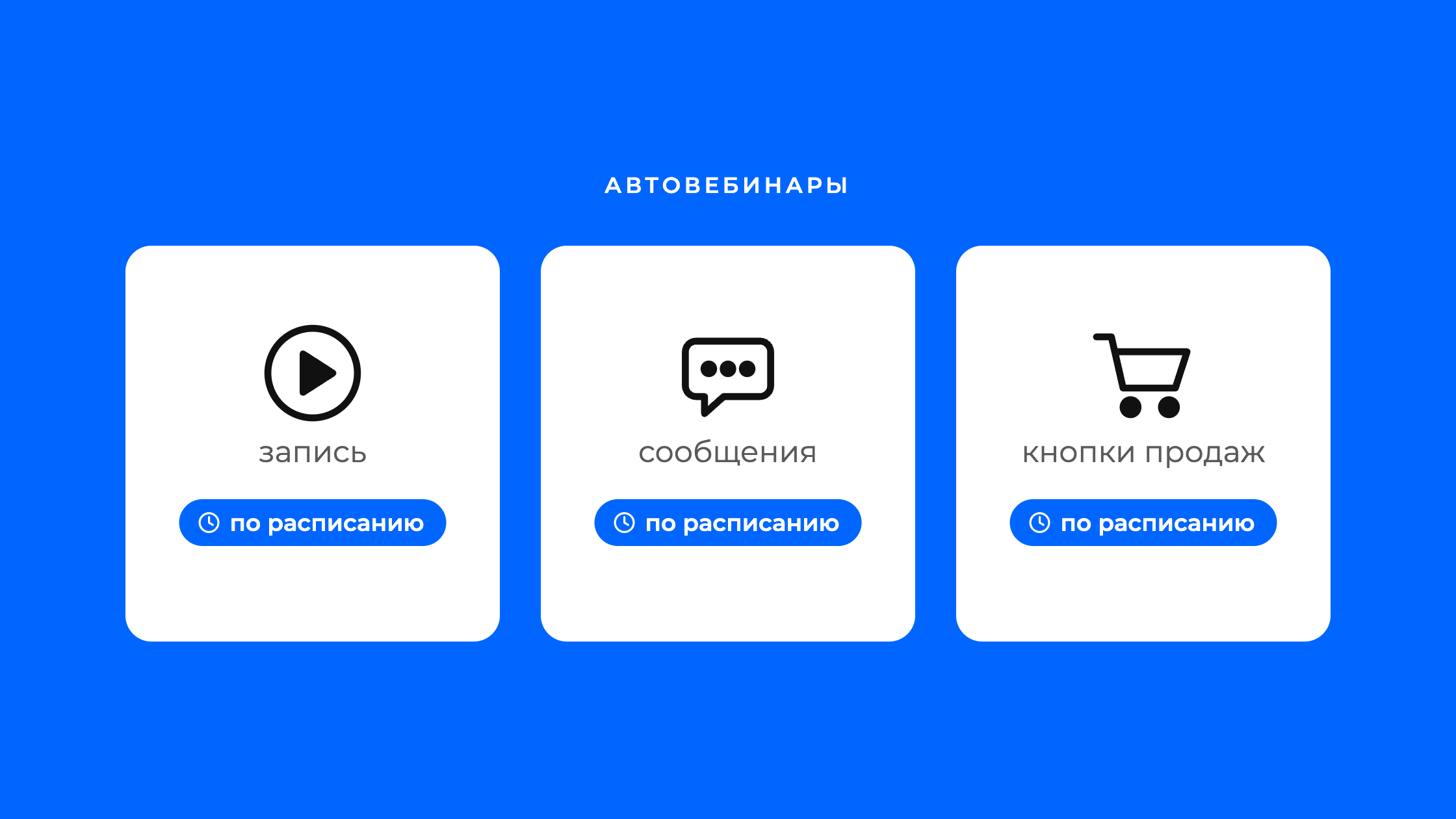 Автовебинары MyOwnConference